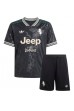 Juventus Lloyd Kelly #6 Jalkapallovaatteet Lasten Kolmas peliasu 2025-26 Lyhythihainen (+ Lyhyet housut)